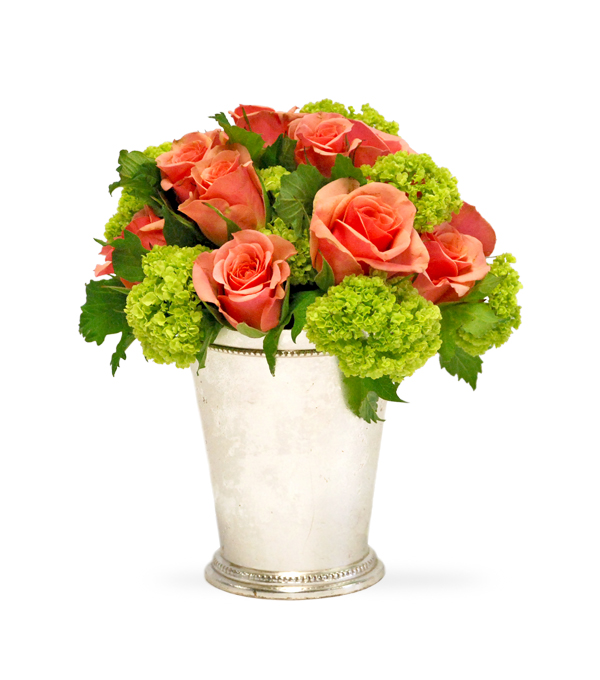 A Cup Of Freshness is a tussy-mussy arrangement designed by Sun Flower Gallery in Glenview