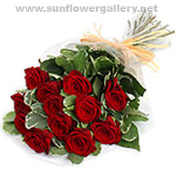 Elegant Rose Bouquet designed by Sun Flower Gallery in Glenview