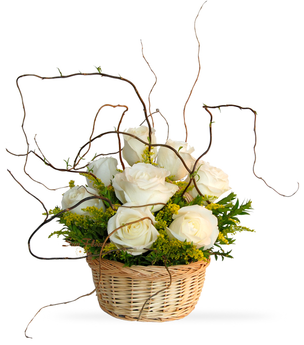 Rose And Willow Basket